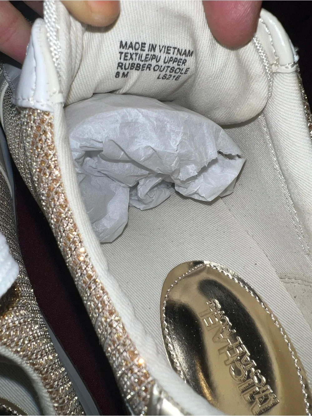 Michael Kors sneaker size 8